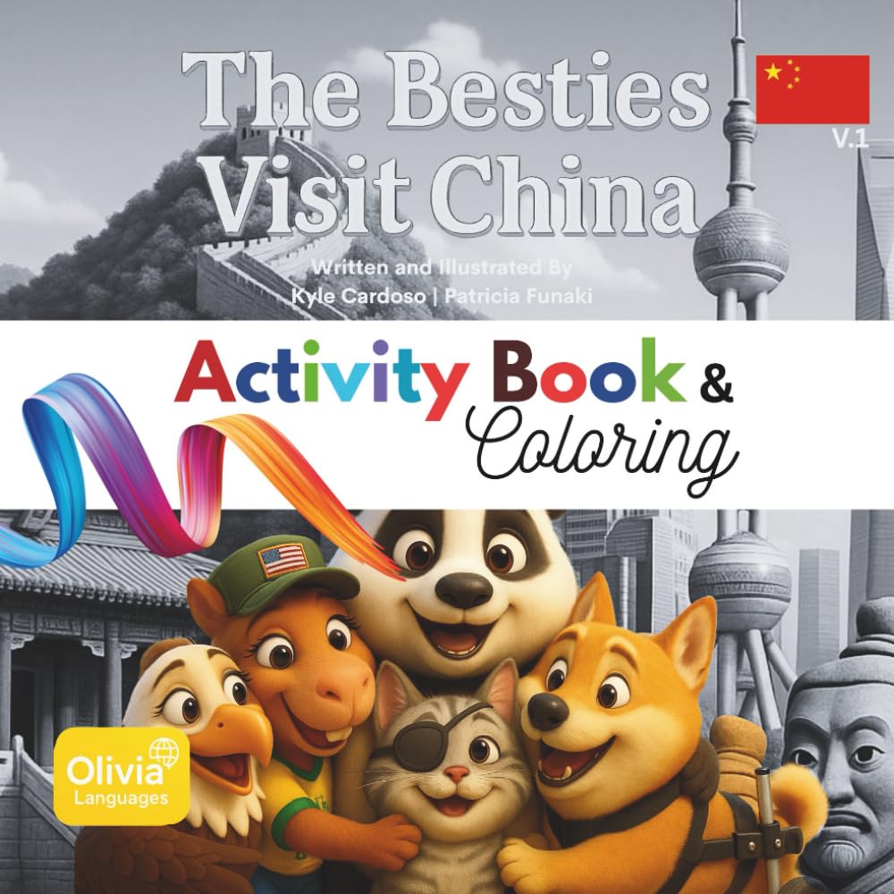 As Melhores Visitam a China: Volume 1 – Livro de Atividades