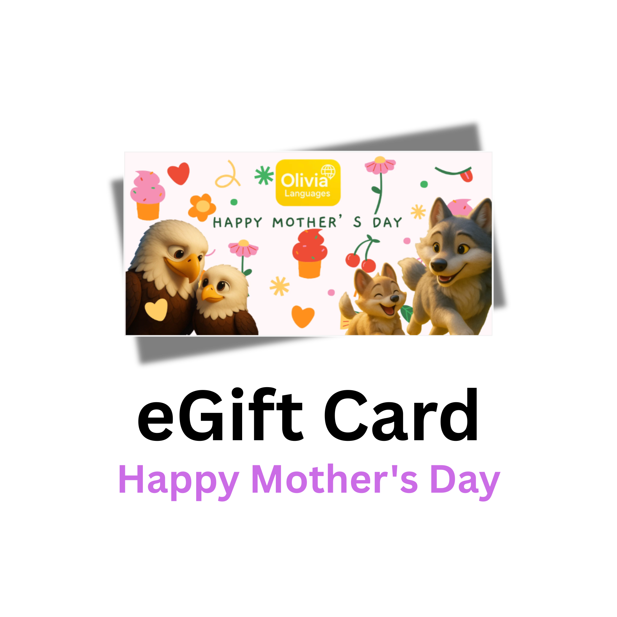 Cartão Presente Eletrônico - Dia das Mães