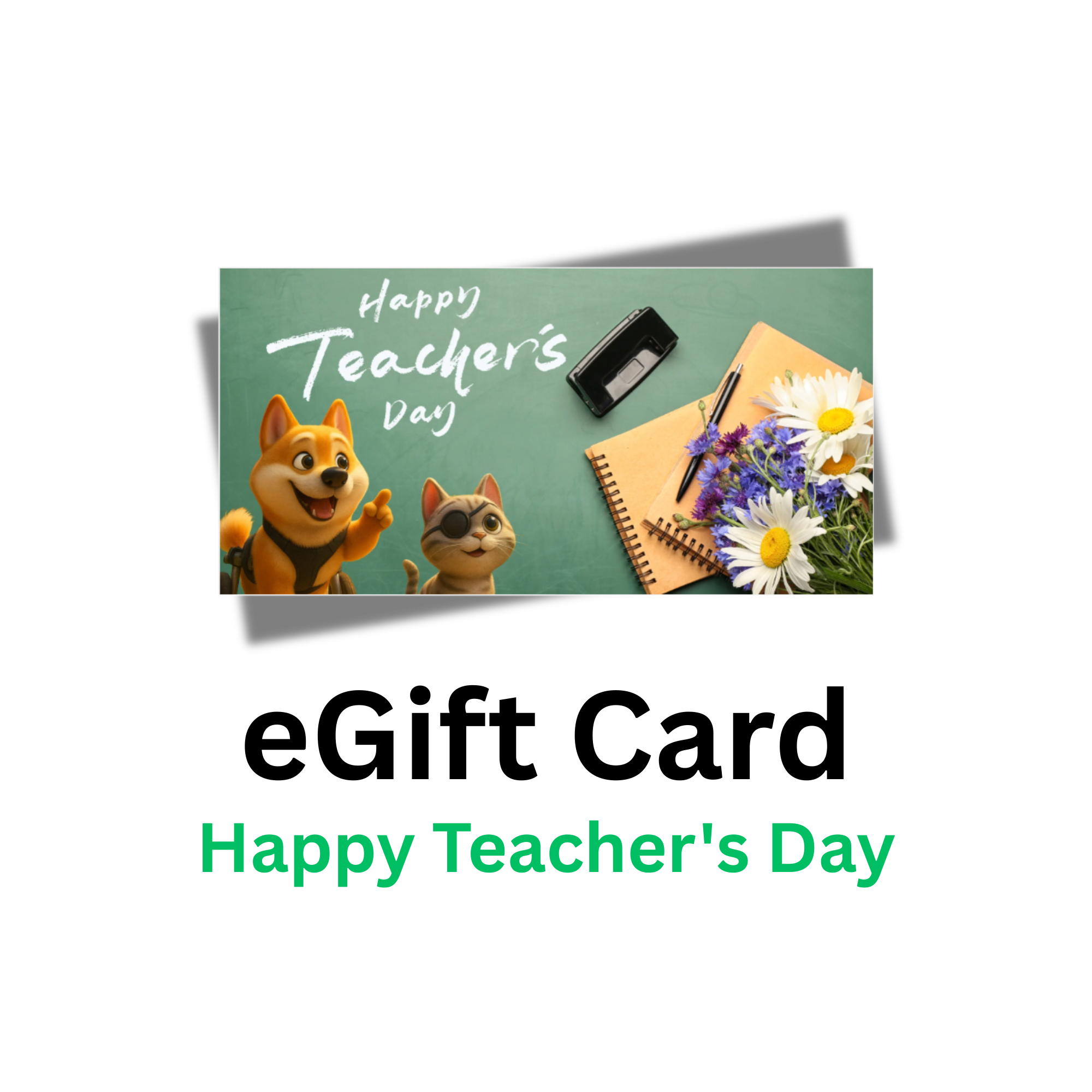 Cartão Presente Eletrônico - Dia do Professor