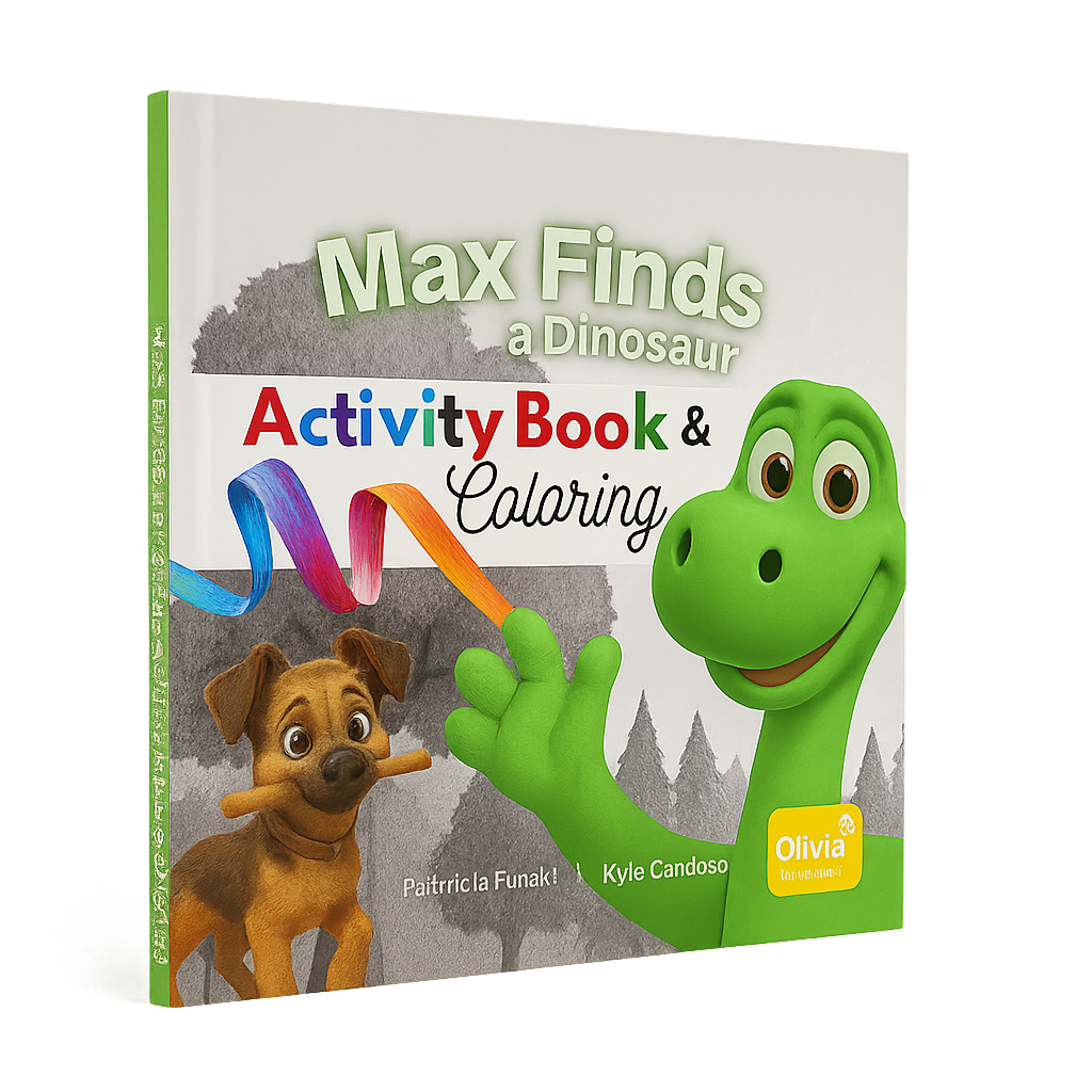 Max Encontra um Dinossauro: Volume 1 – Livro de Atividades
