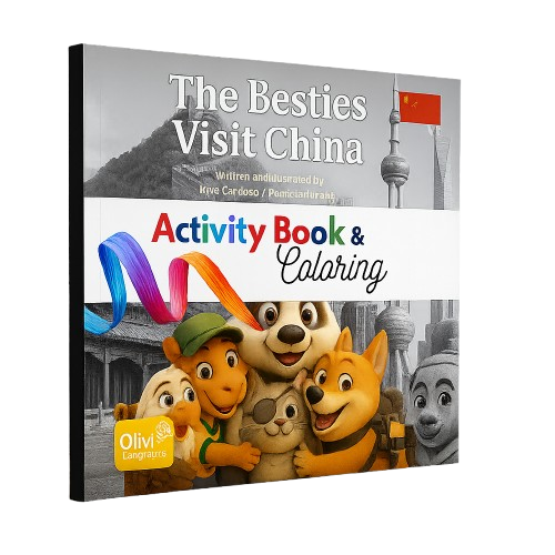 As Melhores Visitam a China: Volume 1 – Livro de Atividades