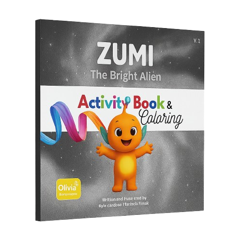 Zumi, o Alien Brilhante: Dos Pensamentos ao Destino: Volume 1 – Livro de Atividades