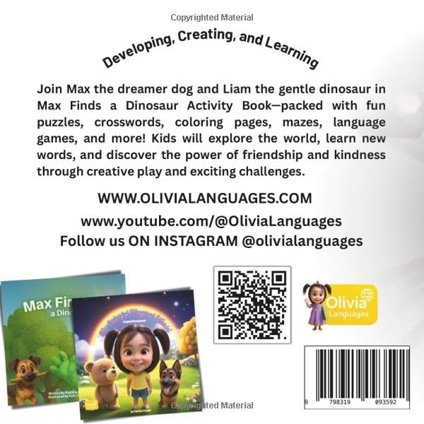 Max Finds a Dinosaur: Volume 1 – Activity Book