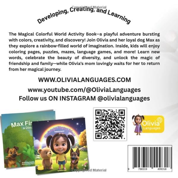 Olivia Languages: O Mundo Mágico e Colorido: Volume 1 – Livro de Atividades