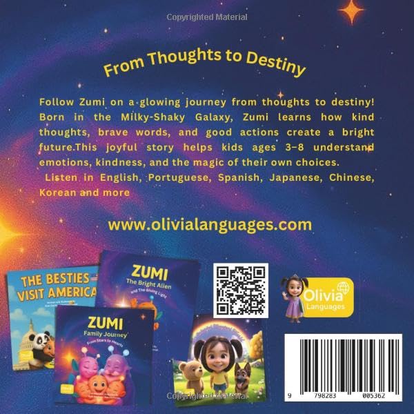 Zumi El Extraterrestre Brillante: De los Pensamientos al Destino: Volumen 1