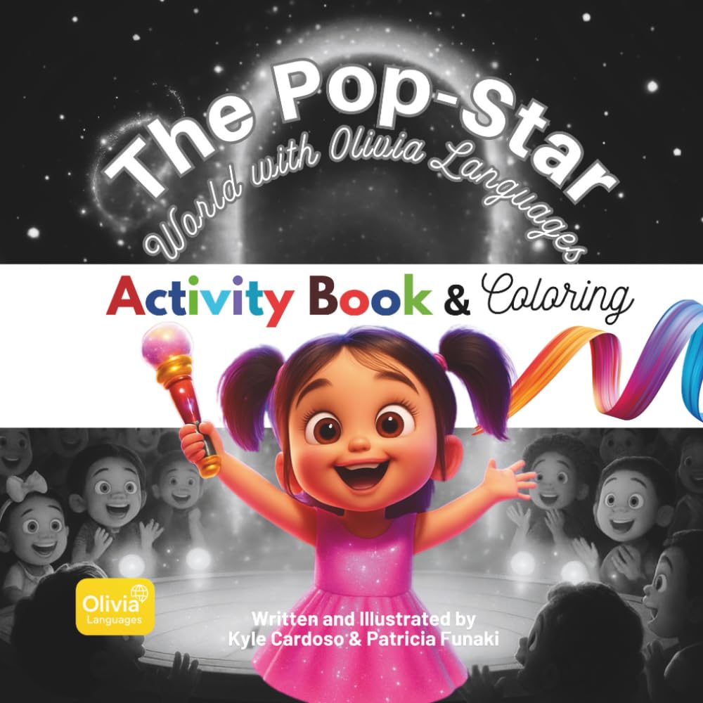O Mundo das Estrelas Pop: Um Divertido Livro de Colorir e Atividades para Estrelas Pop