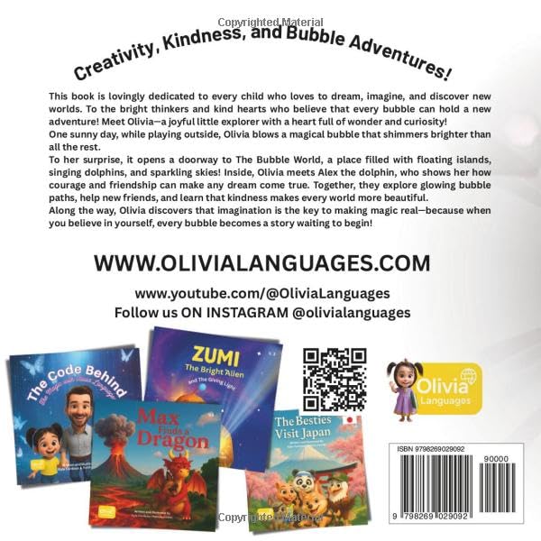 Olivia Languages: The Bubble World - Activity Book