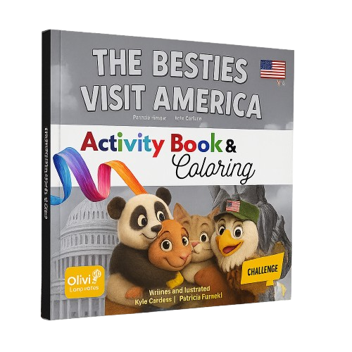 Os melhores amigos Visitam a América: Volume 1 – Livro de Atividades